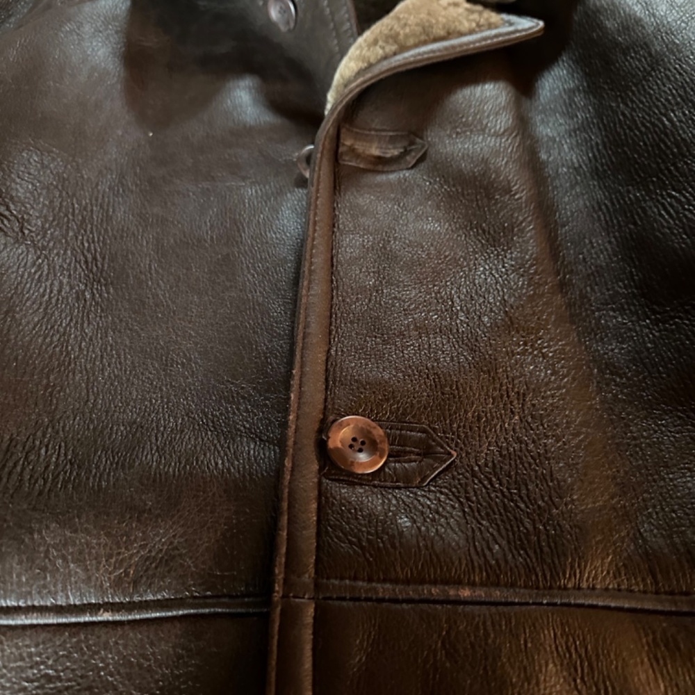 Bod & Christensen shearling leather jacket,mens - Picture 7 of 7